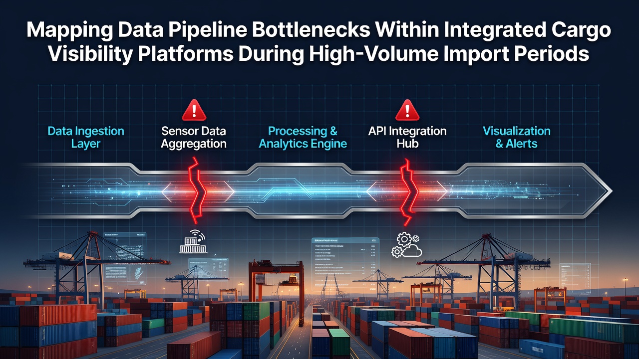 Mapping Data Pipeline Bottlenecks Within Integrated Cargo Visibility Platforms During High-Volume Import Periods